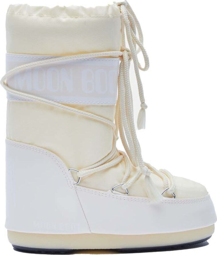 Moon Boot Kids' Icon Nylon Cream 31/34