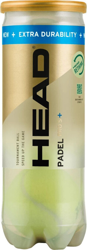 Bilde av 3B Padel Pro S+, padelballer Yellow