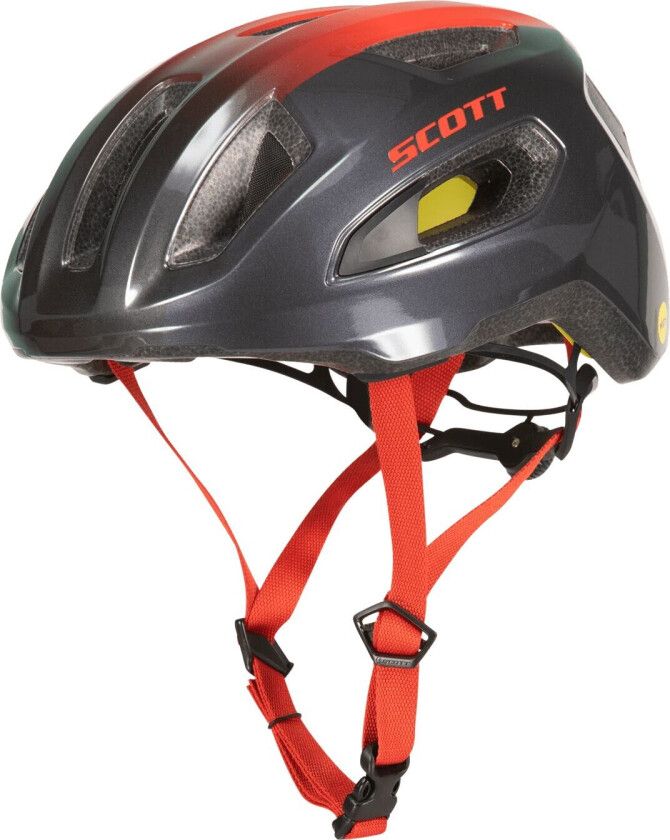 Supra PLUS MIPS helmet 25, sykkelhjelm, unisex Dark Grey/Red