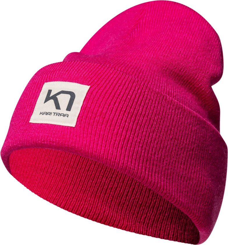 Røthe Beanie, lue dame Bright pink