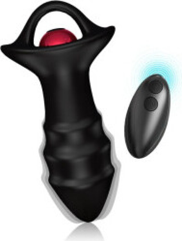 Armony - Kylin Finger Vibrator & Anal Plug Remote Control Black