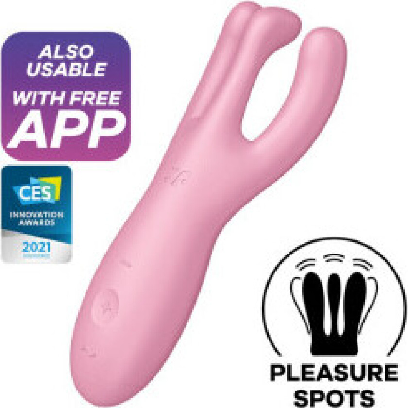 Satisfyer - Threesome 4 Vibrator App Rosa