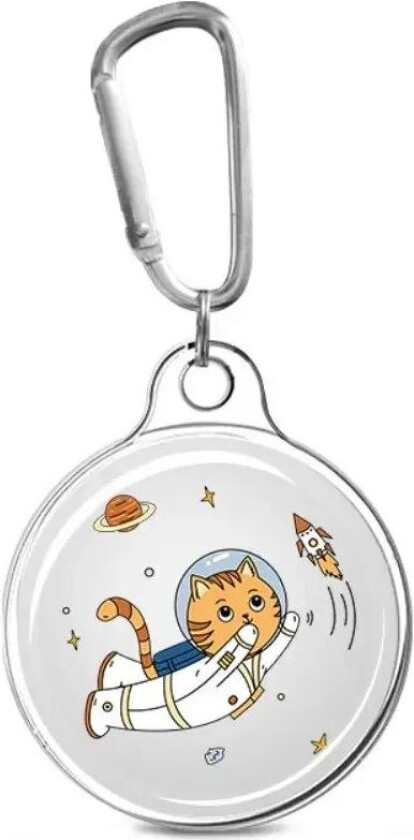 Apple AirTag Plastdeksel m. Karabinkrok - Katt