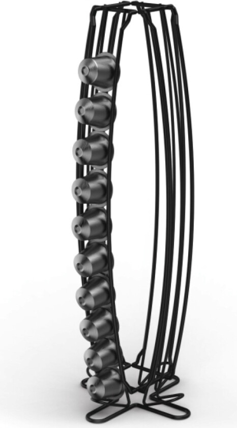 00111265, 40 Kapsler, Metall, Sort, Nespresso, 135 Mm, 140 Mm