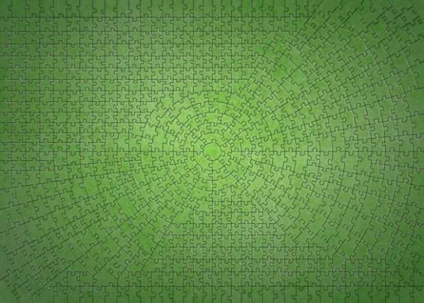 Puzzle Krypt Neon Green (Neongrønn)