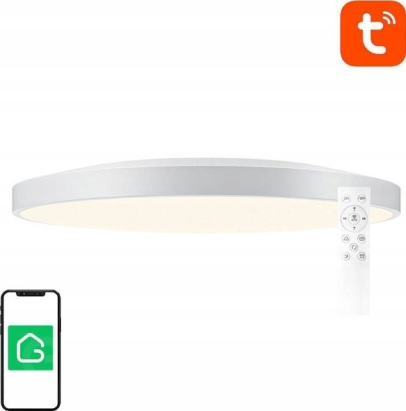 Taklampe Smart Taklampe 32Cm Wifi/Bluetooth 16M Rgbcw Lb11 1920Lm Tuya + Fjernkontroll