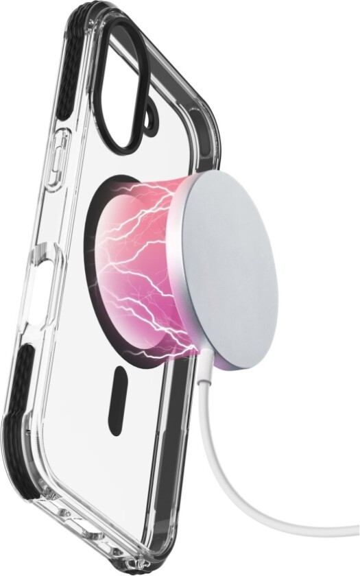 Cellularline Strong Guard Magsafe Case Mag - Für Apple Iphone 16 Plus - Clear (60838)
