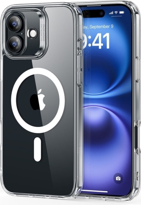 Esr Classic Hybrid Halolock Case Mobiltelefon Backcover Apple Iphone 16 Transparent Magsafe-Kompatibel