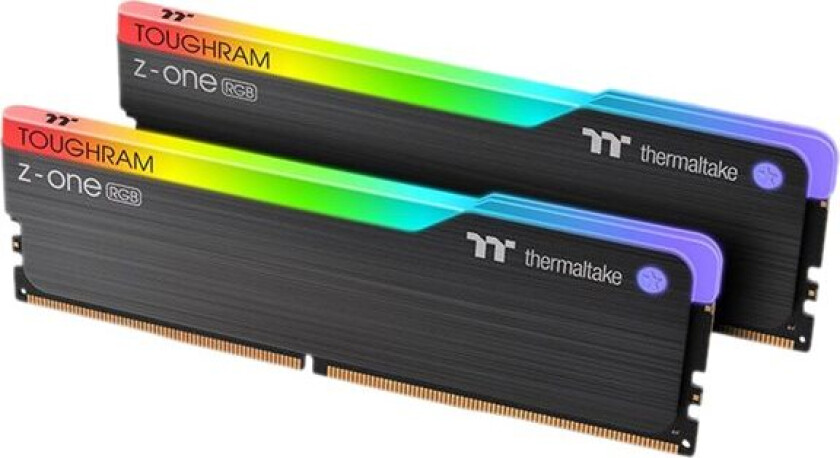 Toughram Z-One Rgb - Ddr4 - Sett - 16 Gb: 2 X 8 Gb - Dimm 288-Pin - 3600 Mhz / Pc4-28800 - Cl18 - 1.35 V - Ikke-Bufret - Ikke-Ecc - Svart