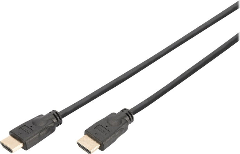 - Hdmi-Kabel Med Ethernet - Hdmi Hann Til Hdmi Hann - 3 M - Svart - 4K-Støtte