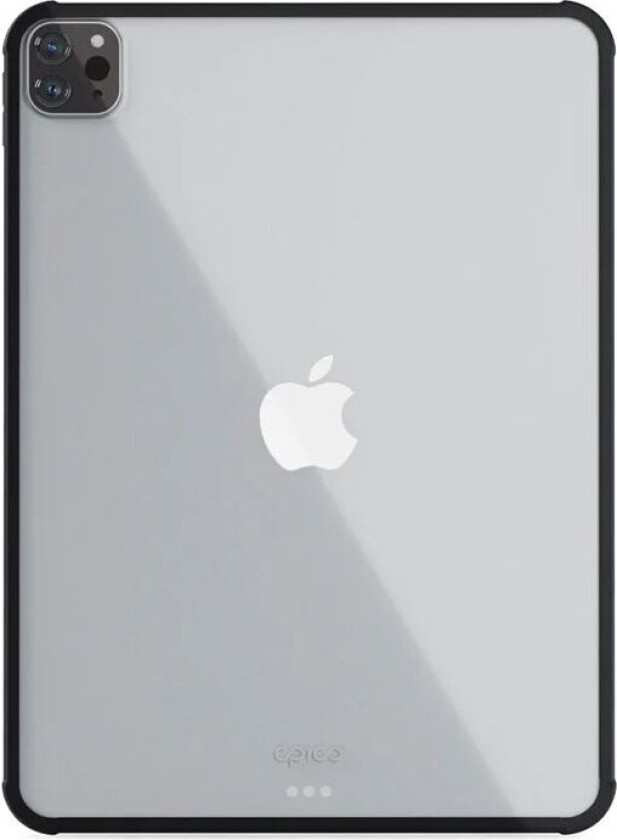 EPICO iPad Pro 12,9" / iPad Air 13" (M2) Hero Deksel - Gjennomsiktig / Svart