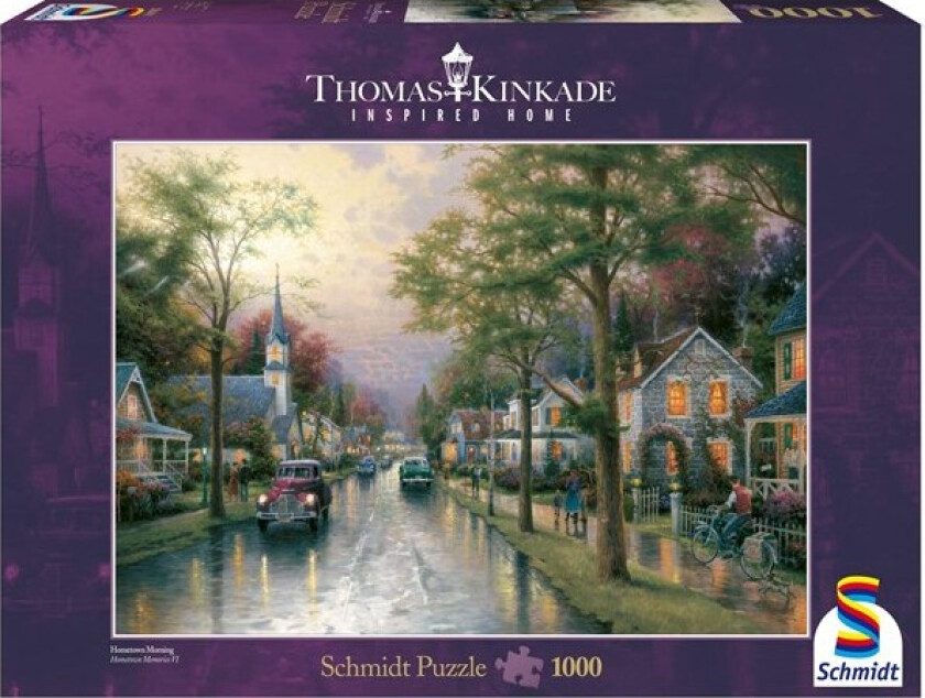 Puzzle - Thomas Kinkade: Hometown Morning (1000 pieces) Gulv