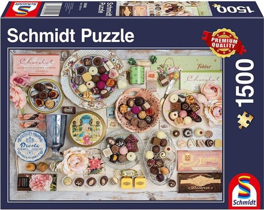 Puzzle - Nostalgic chocolates (1500 pieces) Gulv