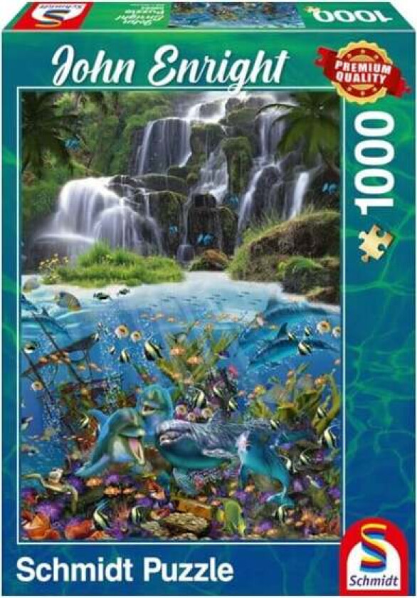 Puzzle - John Enright: Waterfall (1000 pieces) Gulv