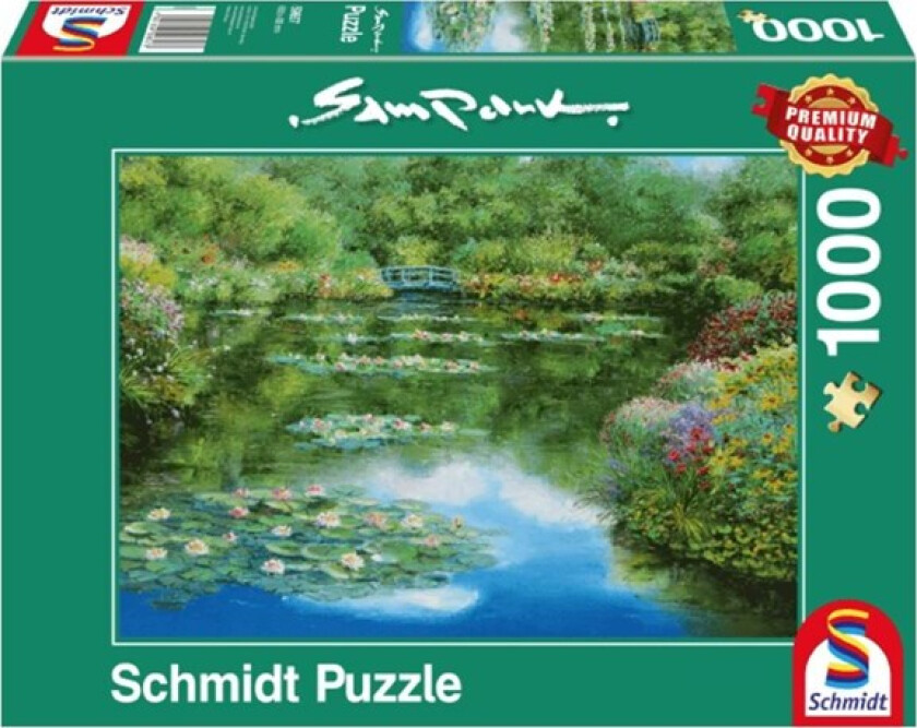 Puzzle - Sam Park: Water Lily Pond (1000 pieces) Gulv