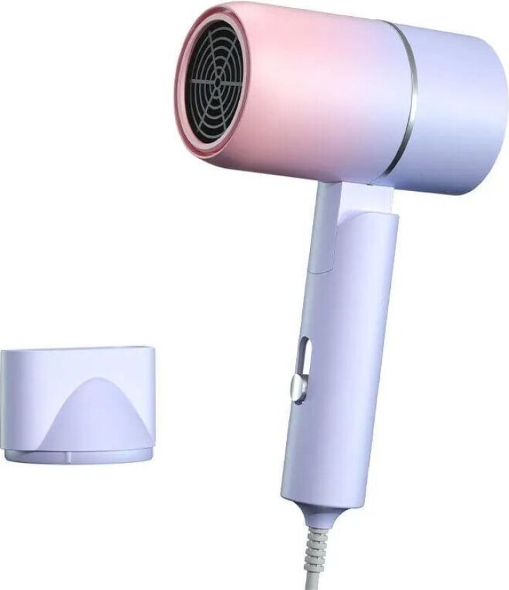 Nsf MIni Folding Hårføner 750W med bærepose Varm Air Anion Hårpleie Hjem Reise Hårføner