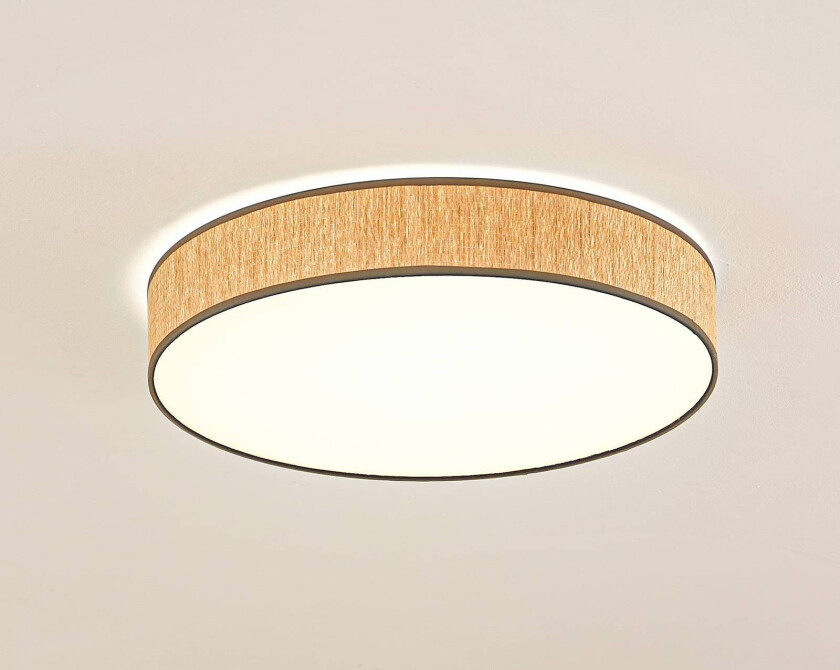 taklampe Jutis, beige, tang, Ø 50 cm