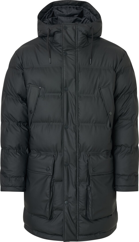 Men's Baffle Coat Jet Black XL