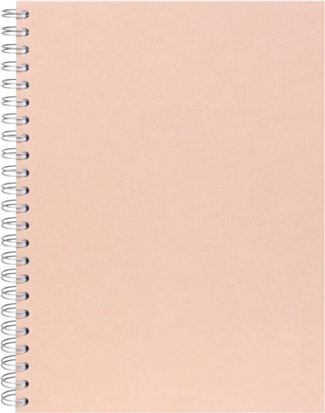 Notatbok A4 Ulinjert 90 ark Rosa Bigso Box of Sweden