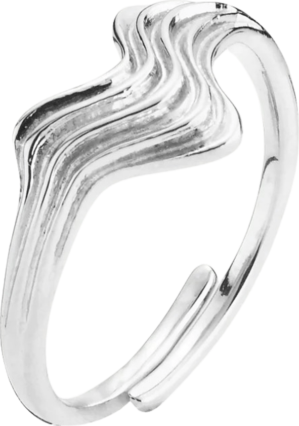 Silke X Ring Silver Onesize