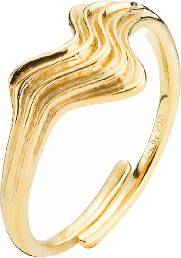 Silke X Ring Gold Plated Onesize
