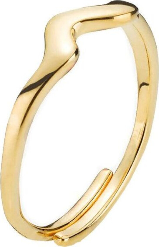 Silke X Ring Gold Plated Onesize