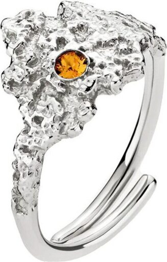Silke X Ring Recycled Silver Onesize