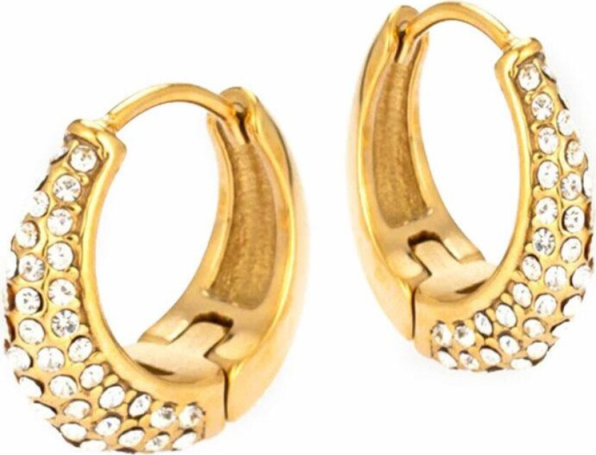 Sistie2ND Loops Creoles Gold Plated 15mm