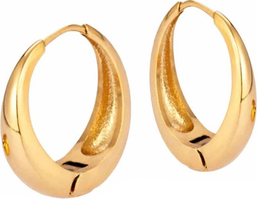 Sistie2ND Loops Creoles Gold Plated 16mm