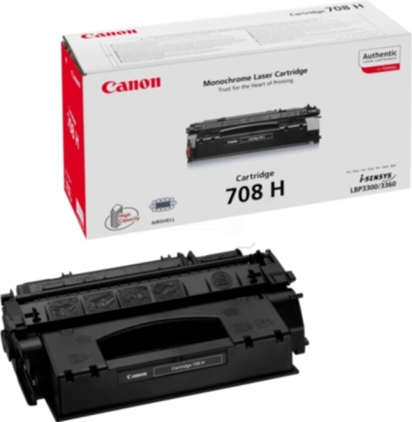 Toner Svart Crt-708h - 6k - Lbp3300/3360