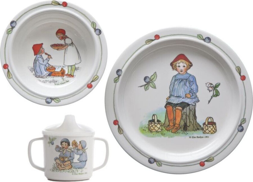 Barneservise, Putte i blåbærskogen, Elsa Beskow, Rätt Start