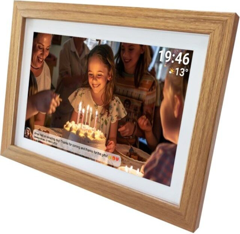 Frameo Digital Fotoramme i tre med Wifi 15,6"