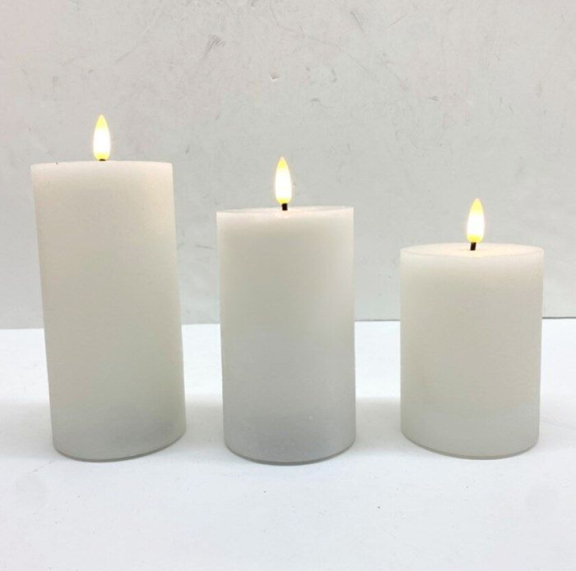 Kubbelys med fjernkontroll 3-pk.