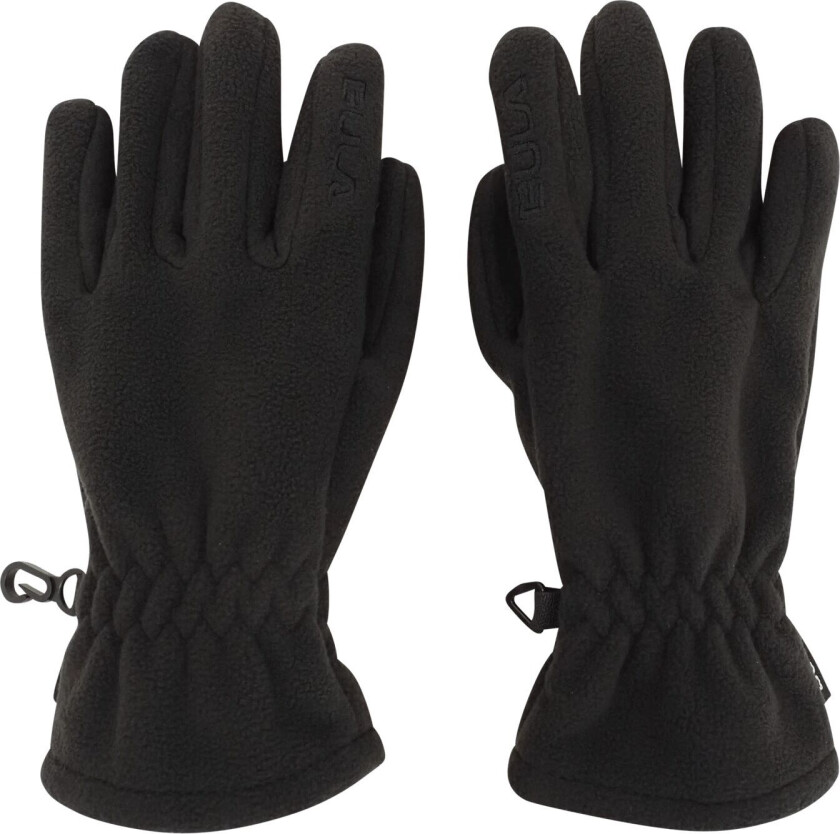 Fleece Gloves, fleecehansker, junior BLACK