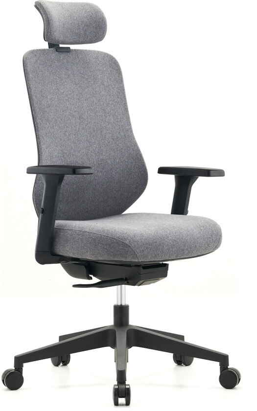 ErgoWork Manager kontorstol - 105-127x73x72-96cm - Grå
