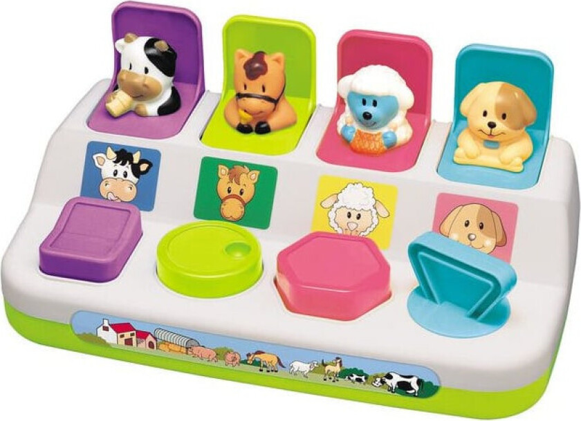 Happy Baby Pop up Farm Animals - 12+ måneder