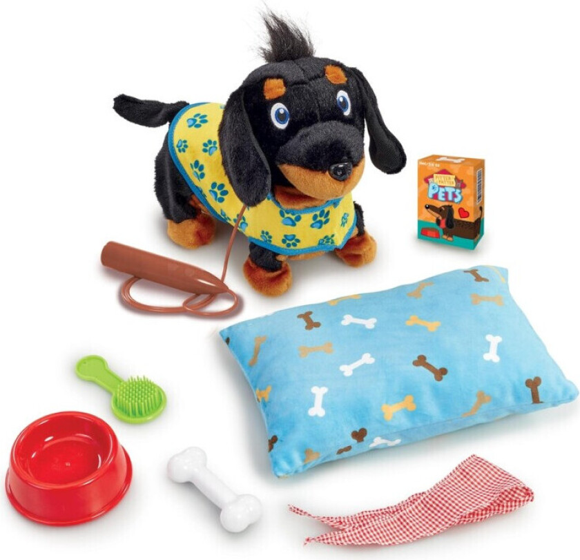 Happy Pets Wiggle Jiggle Dachshund Toy - 3+ år
