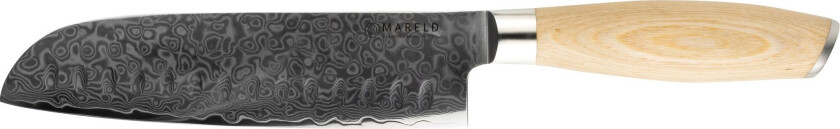 Akio Santokukniv Olivenslipt, 18 cm