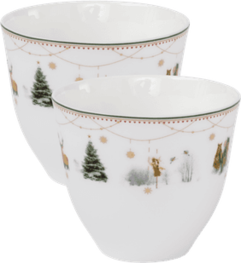Julemorgen Story kopp uten hank  20 cl, 2 pakk