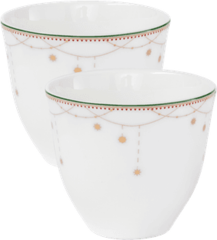 Julemorgen Girlander kopp uten hank  20 cl, 2 pakk