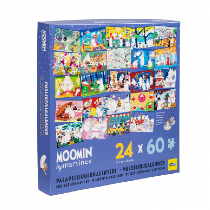 MUMMI PUSLEJULEKALENDER 24x60 BITER