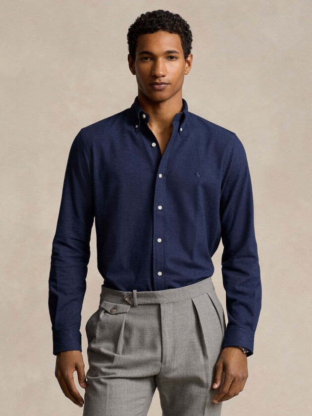 CUSTOM FIT PERFORMANCE TWILL SHIRT Marine, M