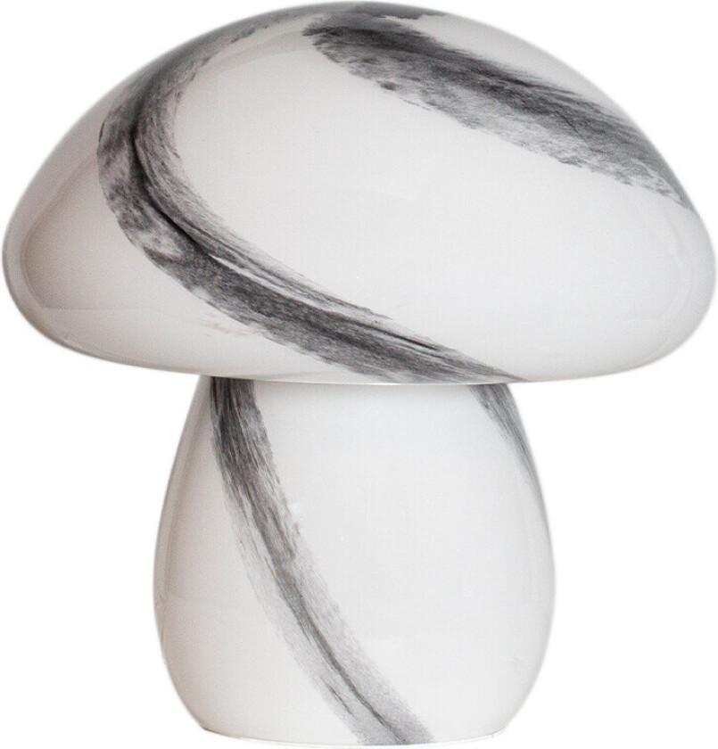 - Mira Mushroom Bordlampe H30 Hvid/Svart