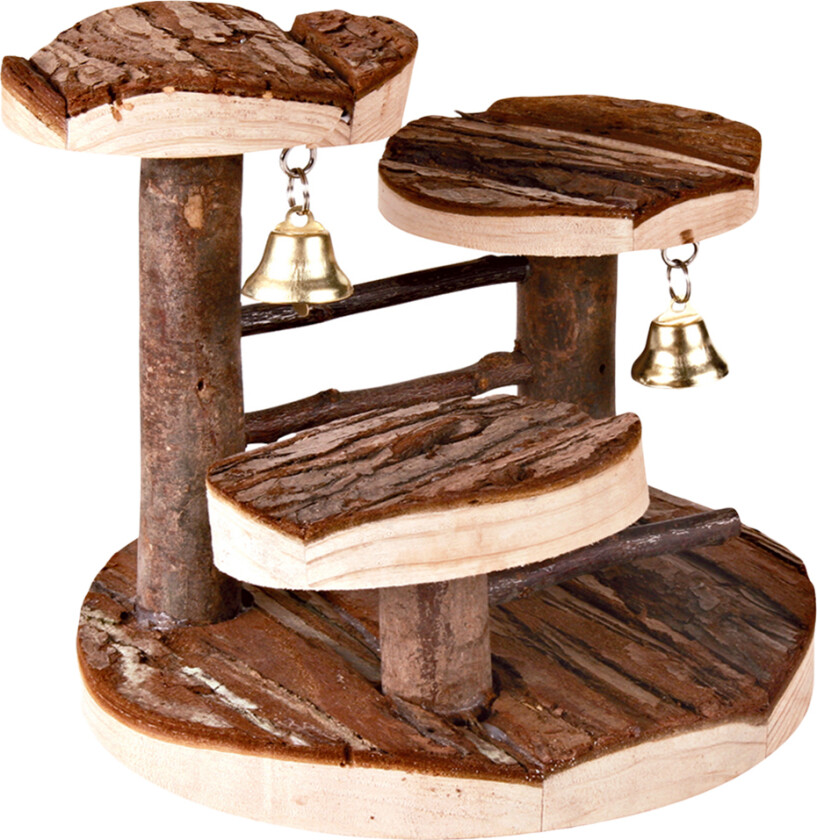 Trixie Klatretre for hamstere av naturtre - L 15 x B 14 x H 14 cm