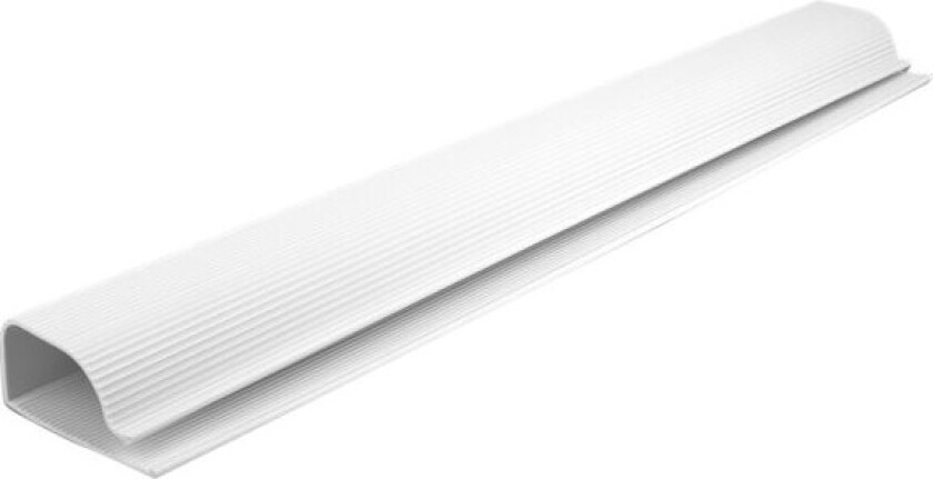 Delock - Kabelkanal - Monterbar Under Skrivebord - 40 Cm - Hvit (En Pakke 2)