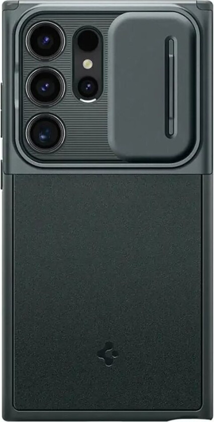 Samsung Galaxy S24 Ultra Optik Armor Deksel - Mørk Grønn