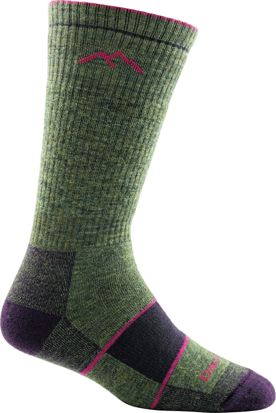 Women's Hiker Boot Sock Full Cushion L, Moss Heather