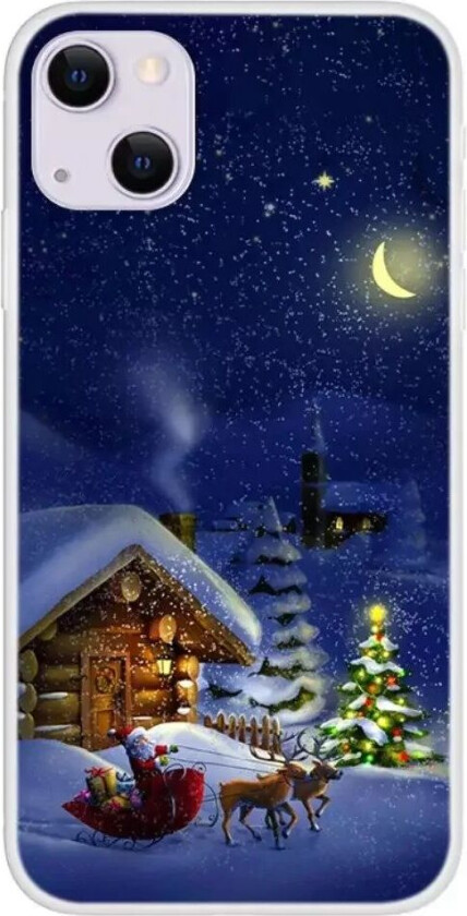 iPhone 13 TPU Plast Jul Deksel - Stjerneklar Nattehimmel