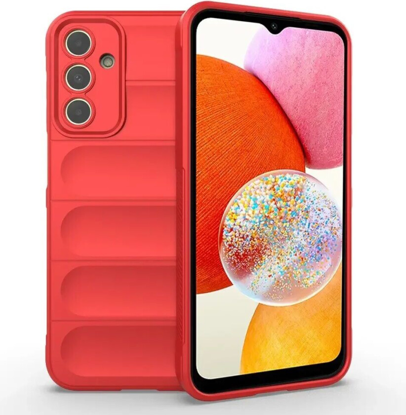 Samsung Galaxy A15 (5G) / A15 Fleksibelt Plastdeksel - Rød