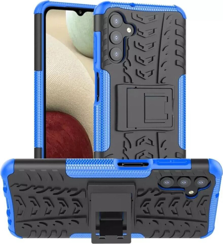 Samsung Galaxy A04s / A13 (5G) Cool Tyre Håndverker Deksel med Stativ - Blå